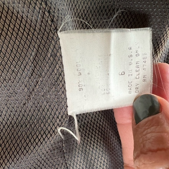 PHILIPPE ADEC PA vintage brown wool blend blazer size 6 - Picture 15 of 15